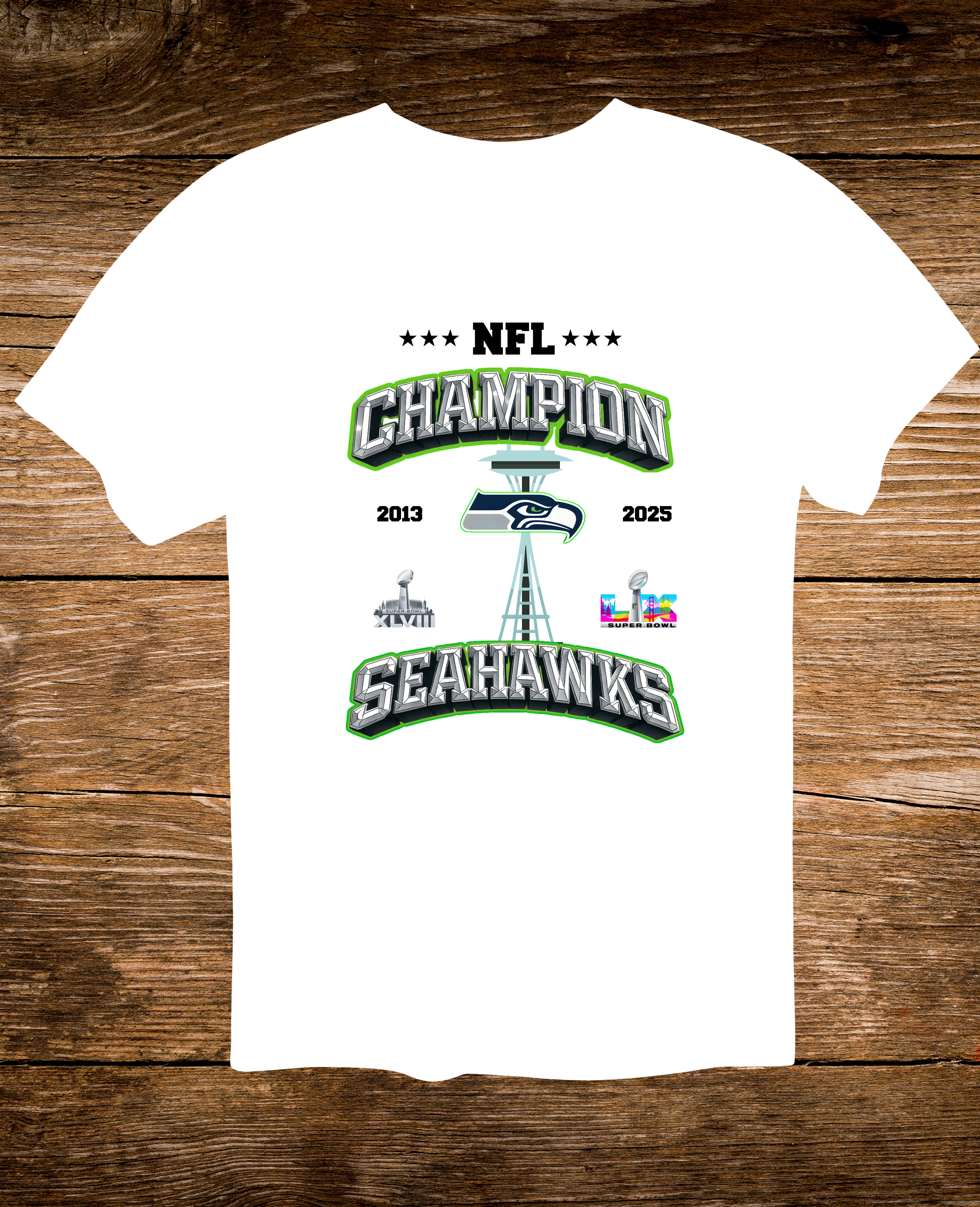 Super Bowl Champions. T -Shirt